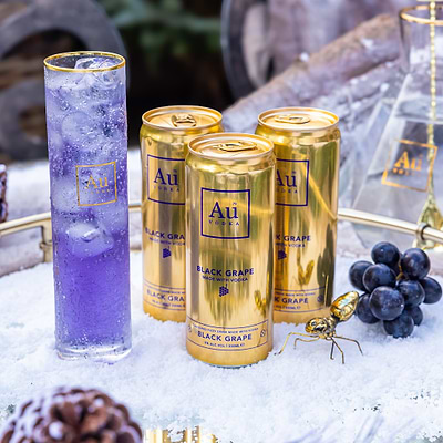 Au Vodka Black Grape Pre-Mixed Cans - 12 Pack