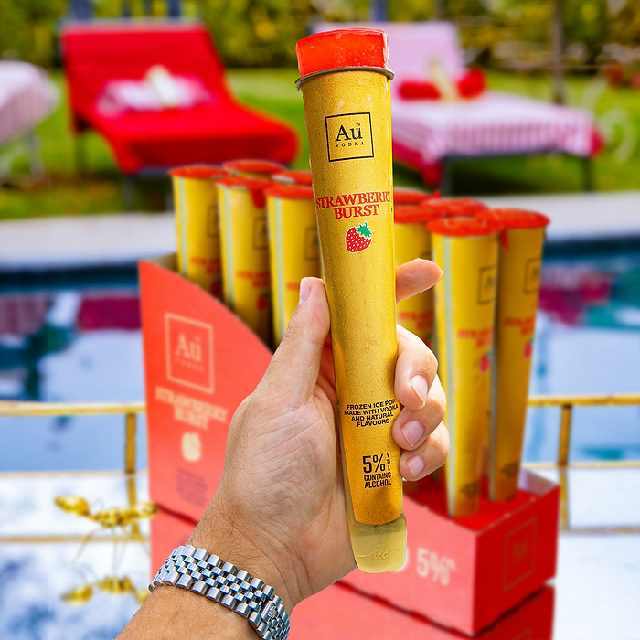 Au Vodka Mixed Ice Lollies - 24 Pack