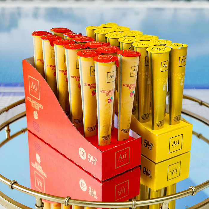 Au Vodka Mixed Ice Lollies - 24 Pack