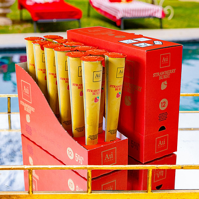 Au Vodka Mixed Ice Lollies - 24 Pack