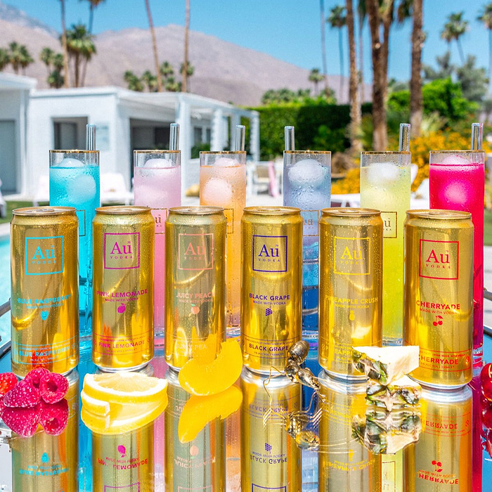 Au Vodka Full Pre Mixed Can Collection - 72 Pack