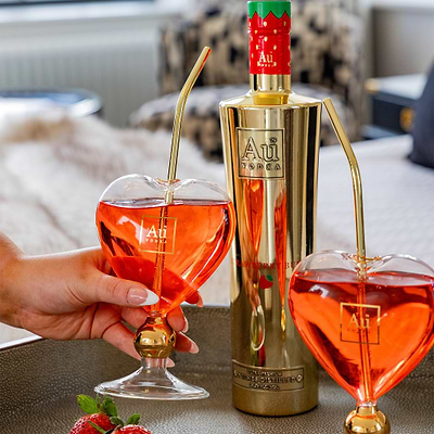Au Heart Glass