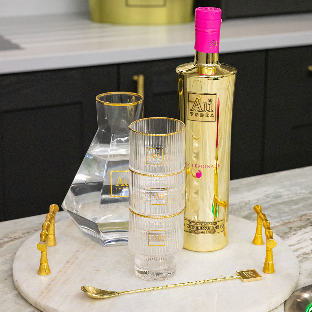 Au Vodka Lo Ball Glass - Au Vodka