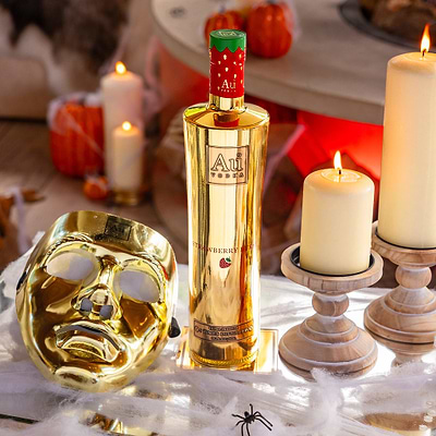 Au Vodka Any 70cl Bottle & Gold Mask