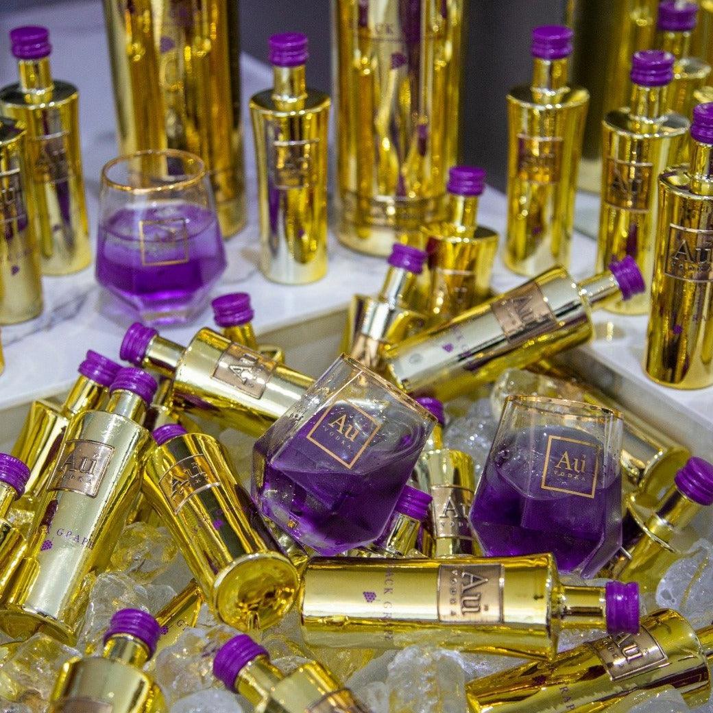 Au Vodka Black Grape Miniature - Au Vodka