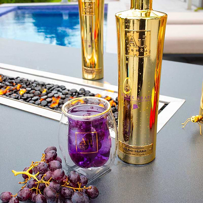 Au Double Wall Glass - Au Vodka