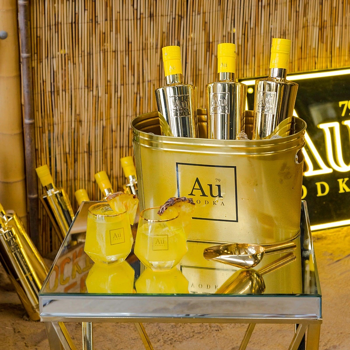 Au Gold Ice Bucket - Au Vodka