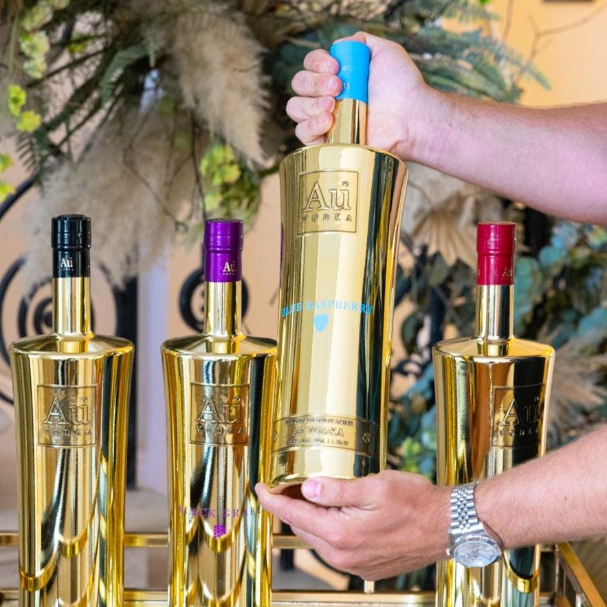 Au Vodka Blue Raspberry 1.5L Magnum - Au Vodka