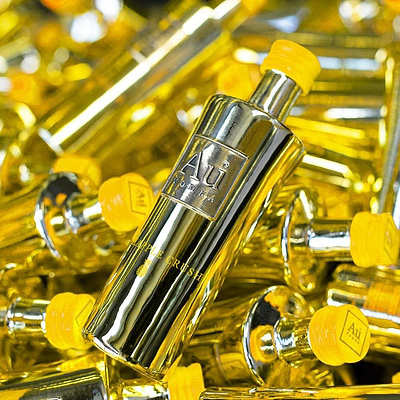 Au Vodka Pineapple Crush Miniature - Au Vodka