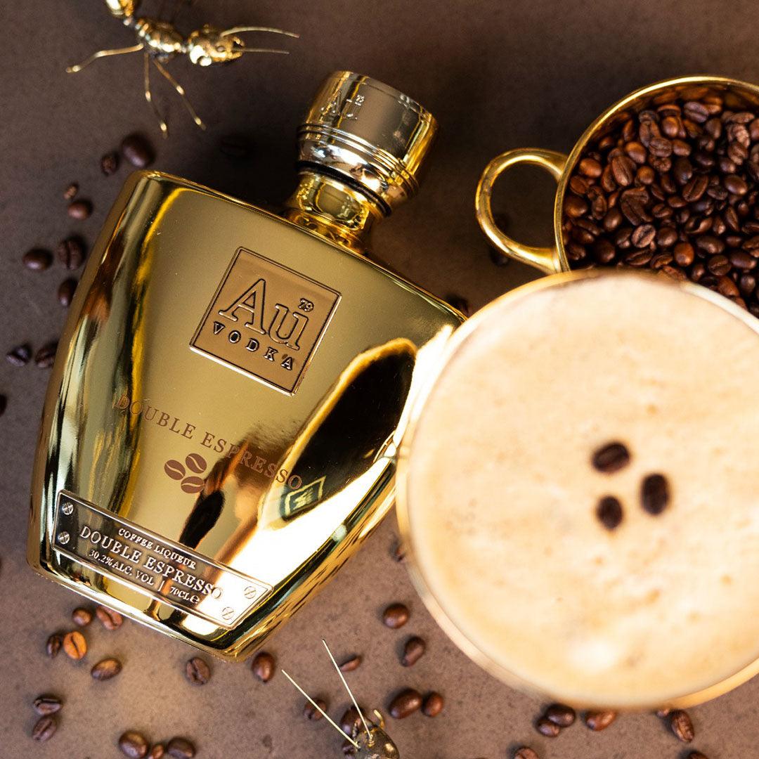 Au Vodka Double Espresso Coffee Liqueur 70cl - Au Vodka