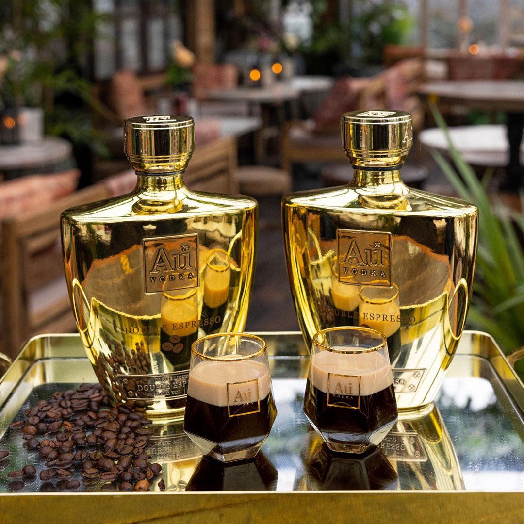 Au Vodka Double Espresso Coffee Liqueur 70cl - Au Vodka