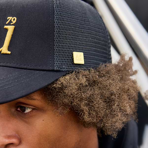 Au Signature Cap - Black/Gold
