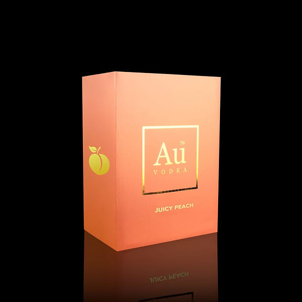 Au Vodka Juicy Peach gift box