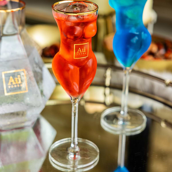Au Vodka Body Glass