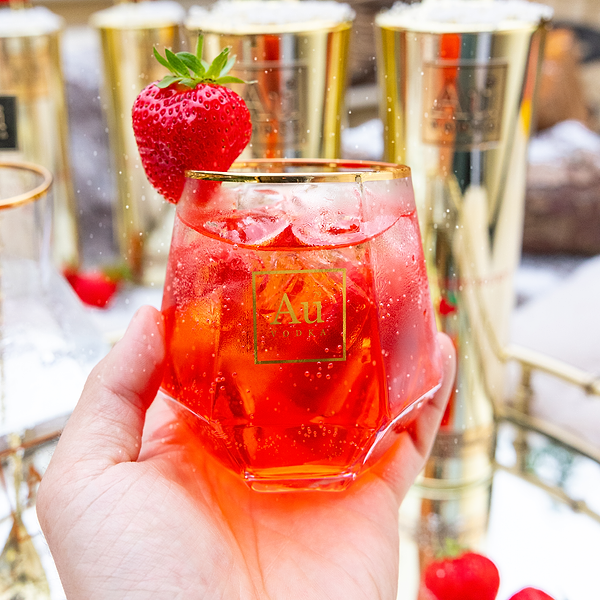 Diamond Cut Strawberry Burst