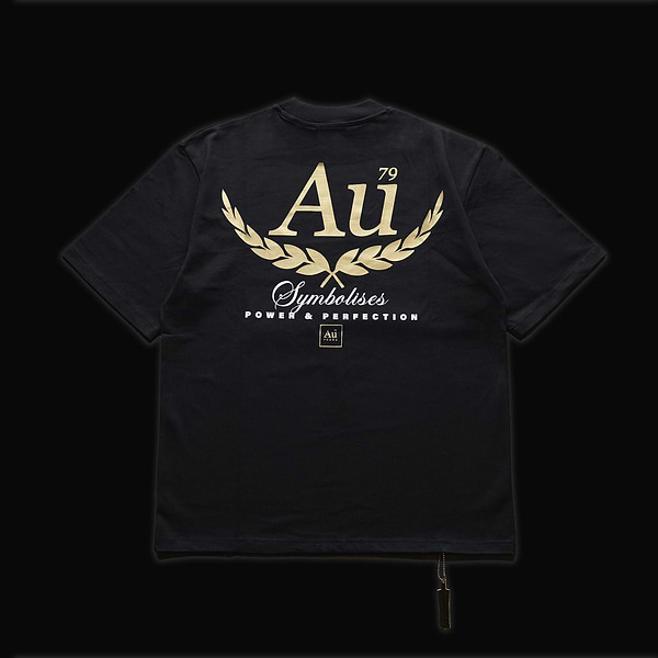 Au Signature T-Shirt -  Black