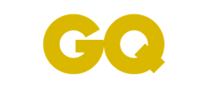 GQ logo in gold