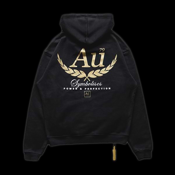 Au Signature Zip Hoodie - Black