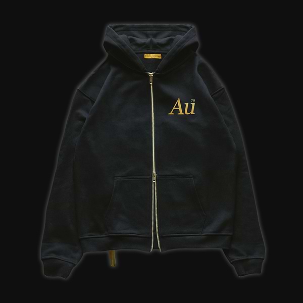 Au Signature Zip Hoodie - Black