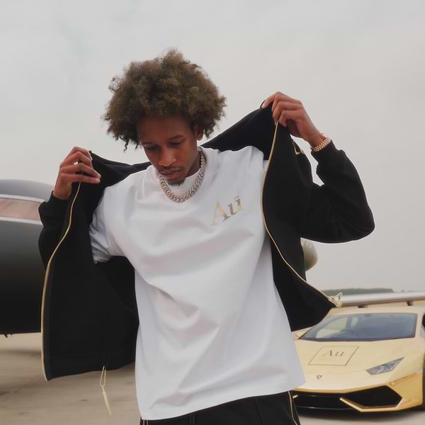 Au Signature Zip Hoodie - Black