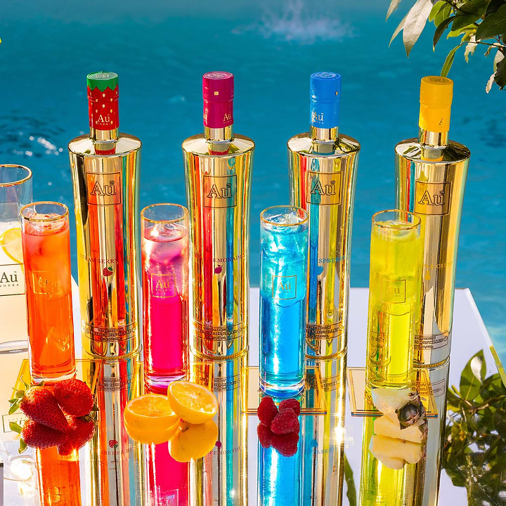Au Vodka USA 4 Bottle Bundle