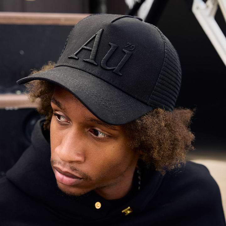 Au Signature Cap - Black/Black