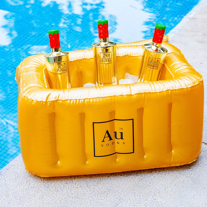 Au Vodka Inflatable Cooler
