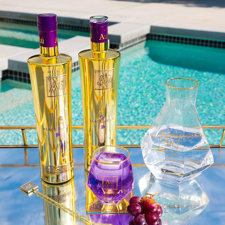 Au Vodka Black Grape USA Moneyshot