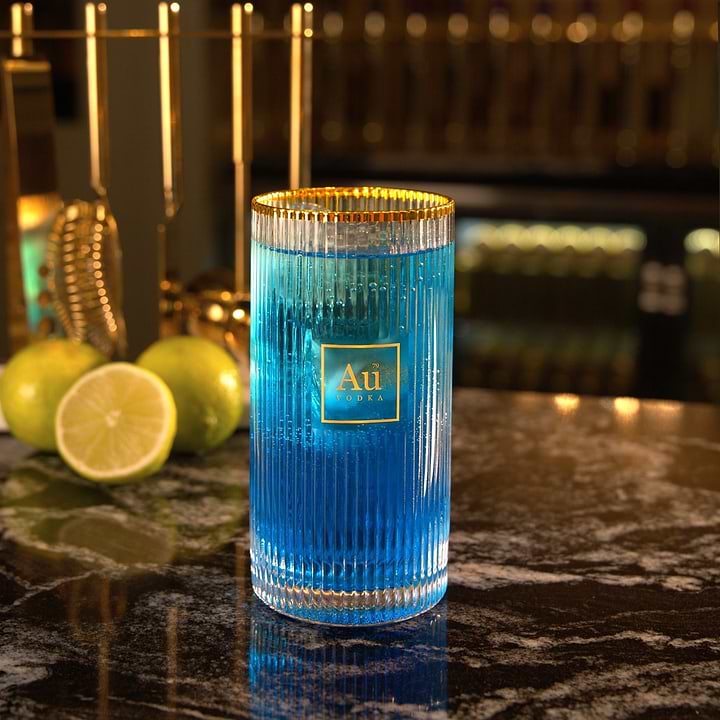 Au Hi-Ball Glass