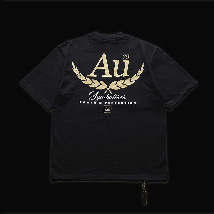 Au Signature T-Shirt -  Black