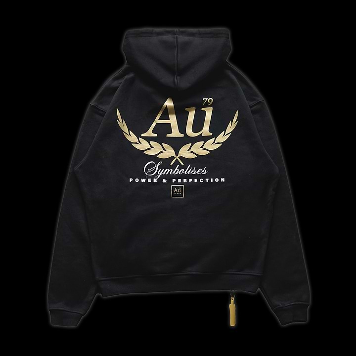 Au Signature Zip Hoodie - Black