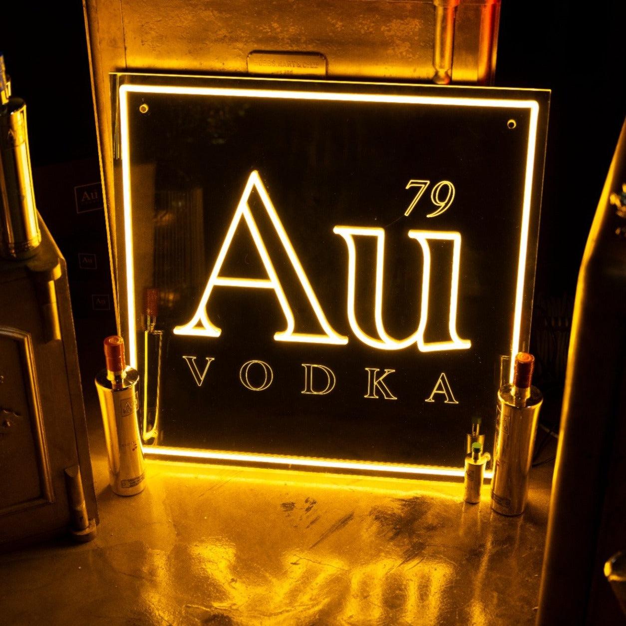 Au Vodka LED Logo 4