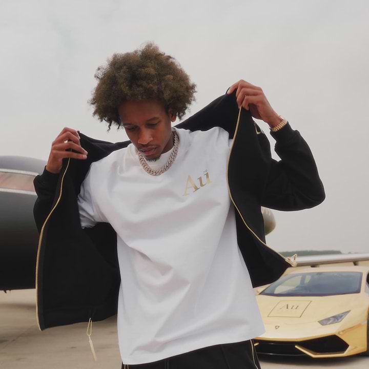Au Signature Zip Hoodie - Black