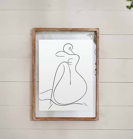 Original Line Drawing - Afternoon in the Park - Meg Abbott