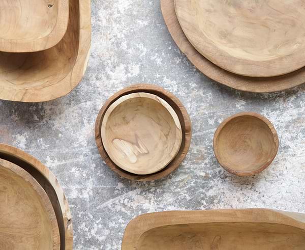 Wooden bowls