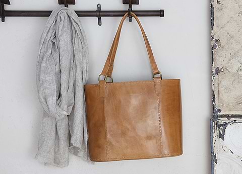Savannah Leather Shopper