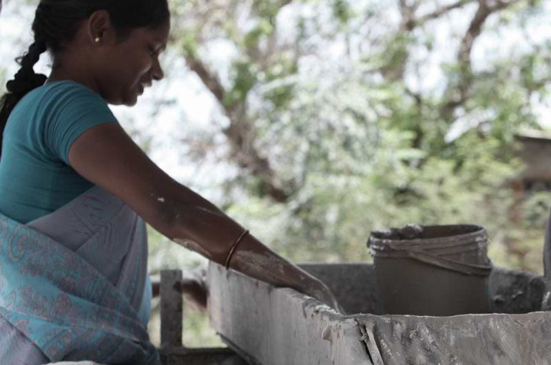 Suganthi at work
