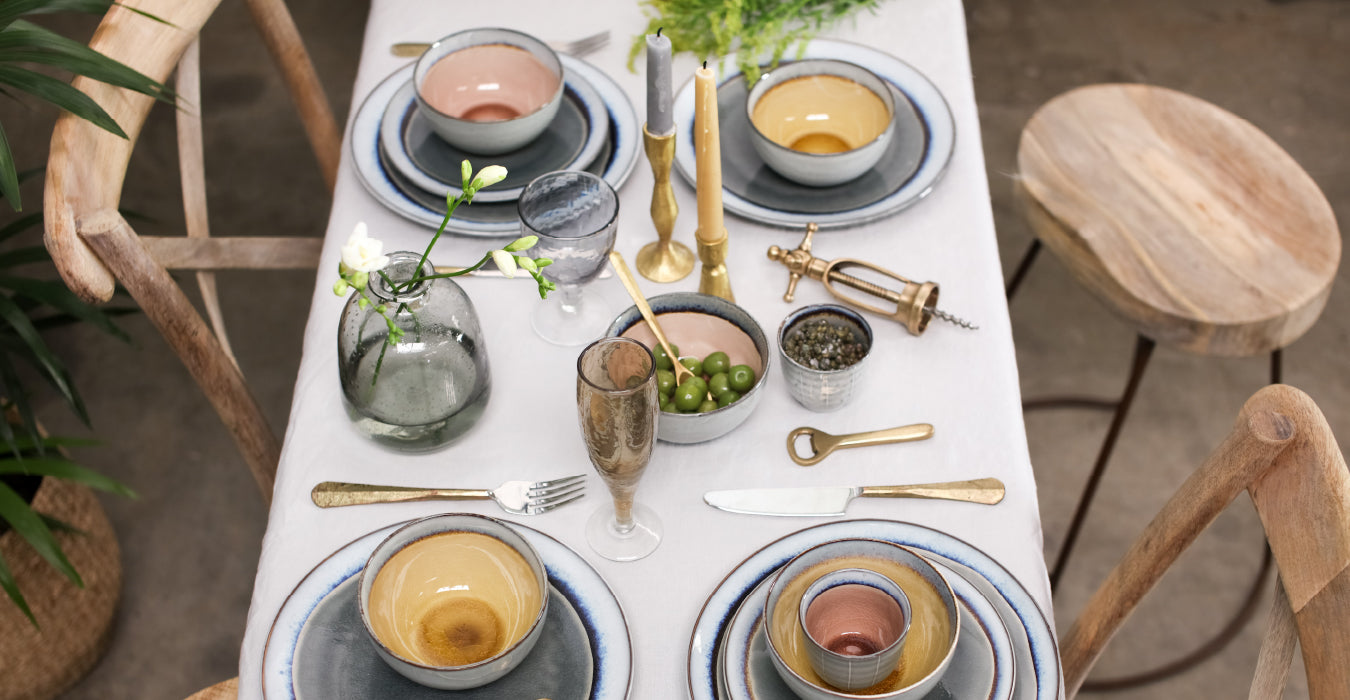 Spring table scene