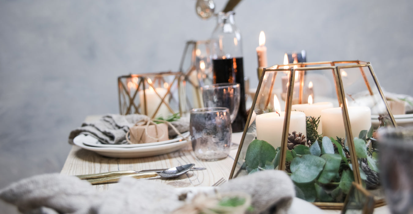 Christmas table scene