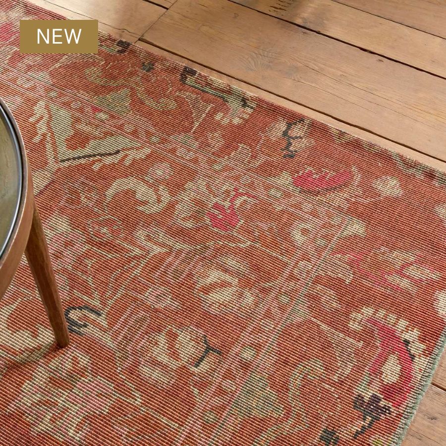 Ikowe Recycled PET Rug - Tonal Red