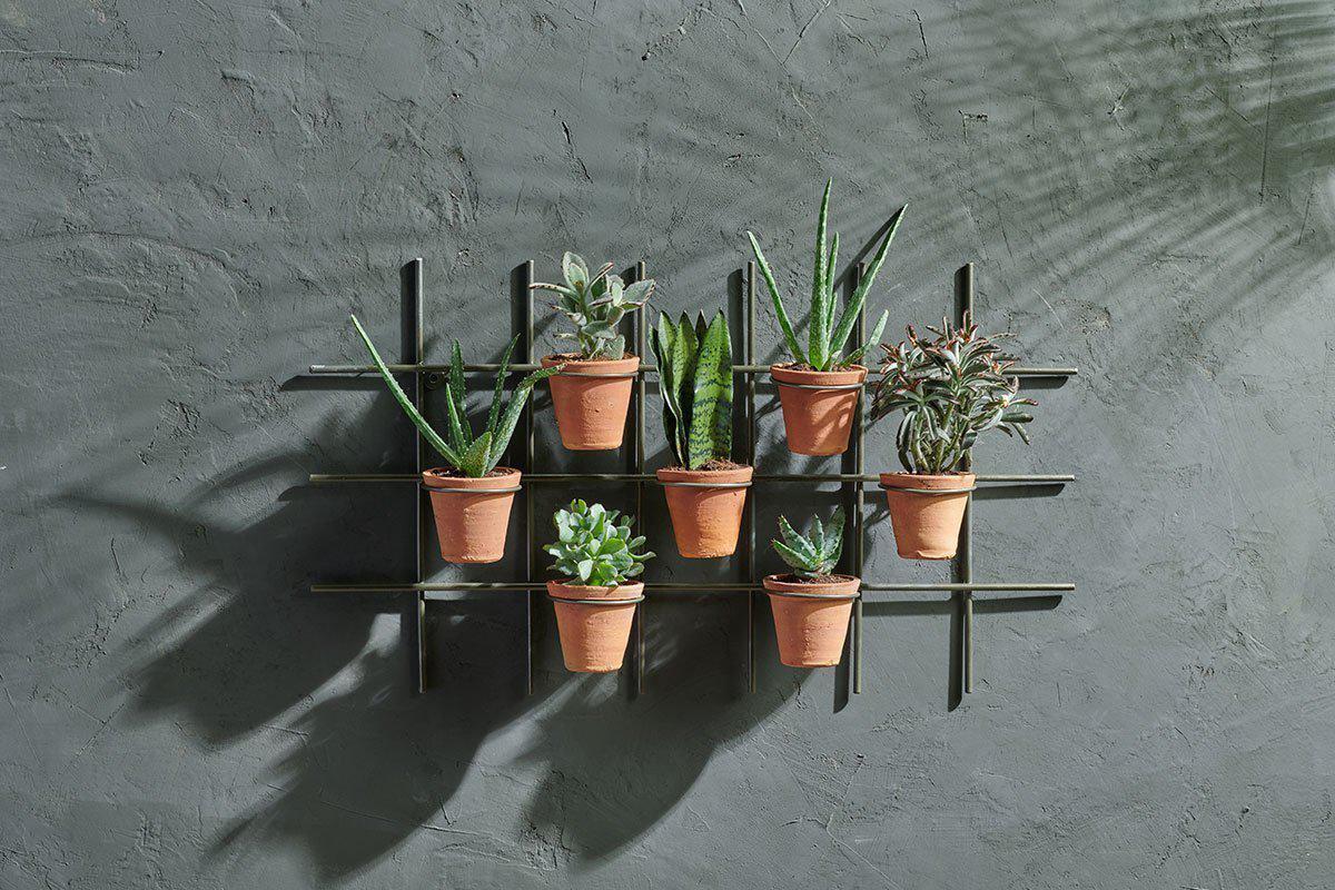 terracotta wall mounted plant pots Jara Terracotta Wall Hung Planter