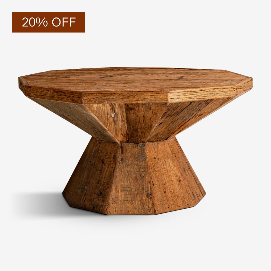 Juhi Reclaimed Wood Coffee Table - Natural