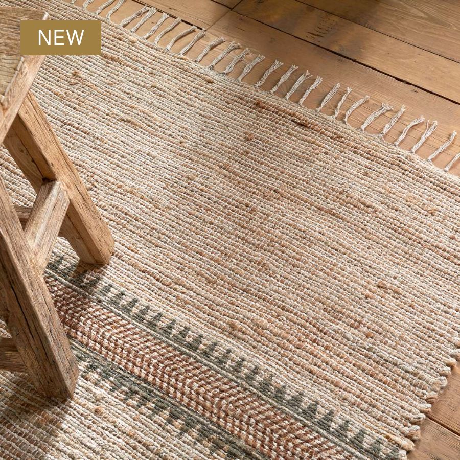 Zairya Kilim Rug - Natural