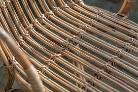 Ajaya Rattan Dining Chair-GARDEN-Nkuku