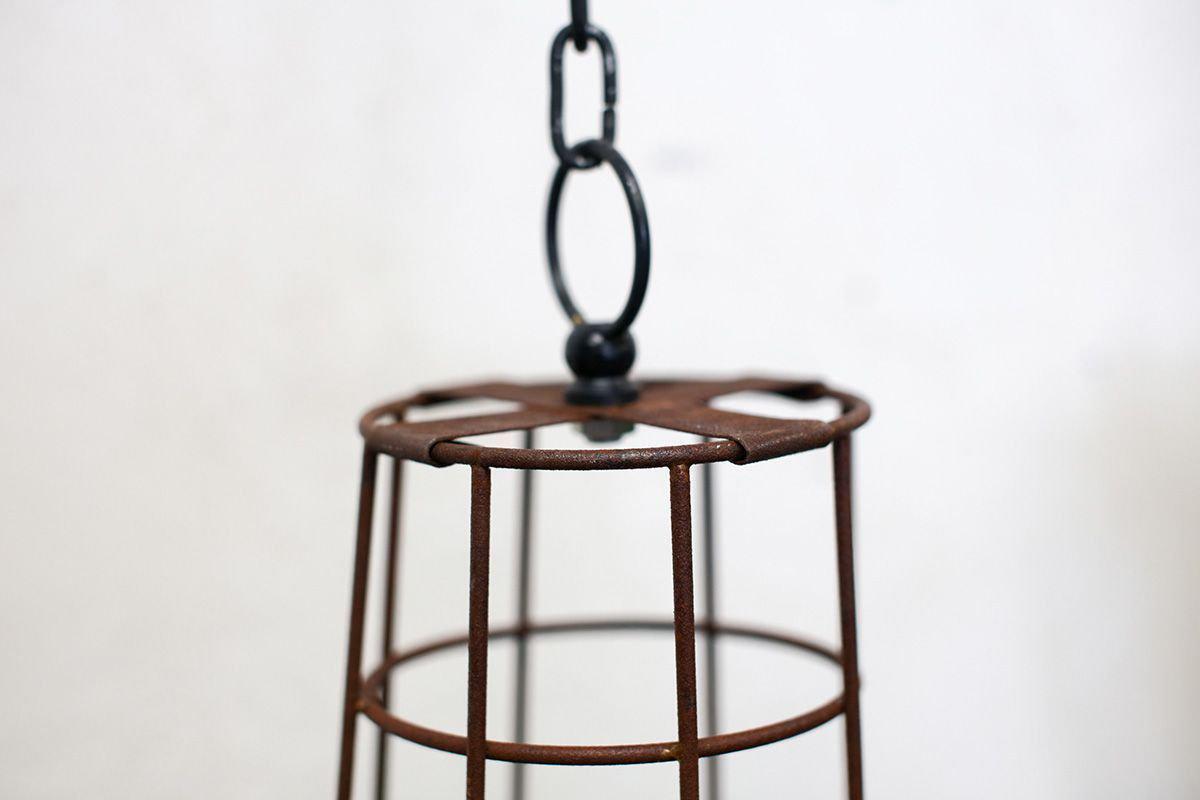 Abari Caged Hanging Planter-VASES & PLANTERS-Nkuku