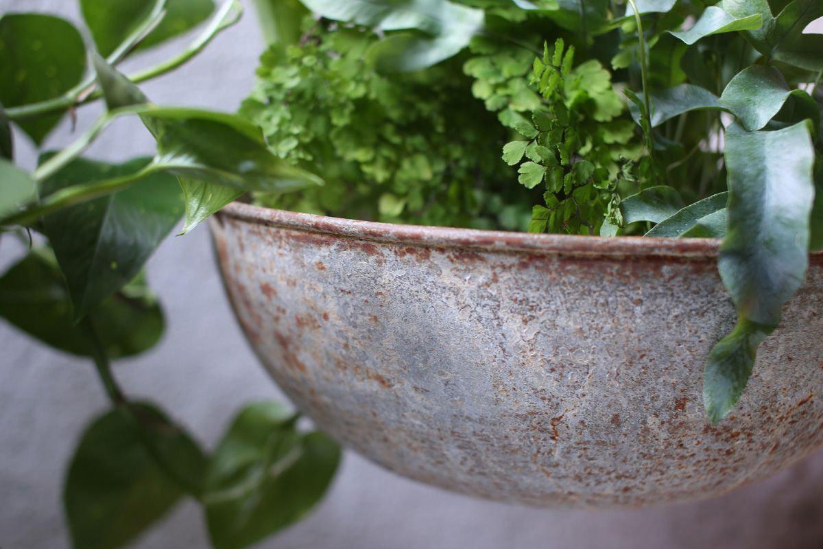 Abari Round Hanging Planter-VASES & PLANTERS-Nkuku