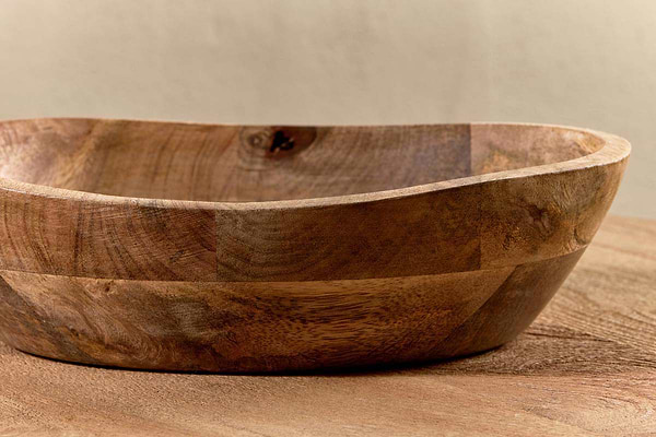 Adar Mango Wood Bowl-SERVEWARE-Nkuku