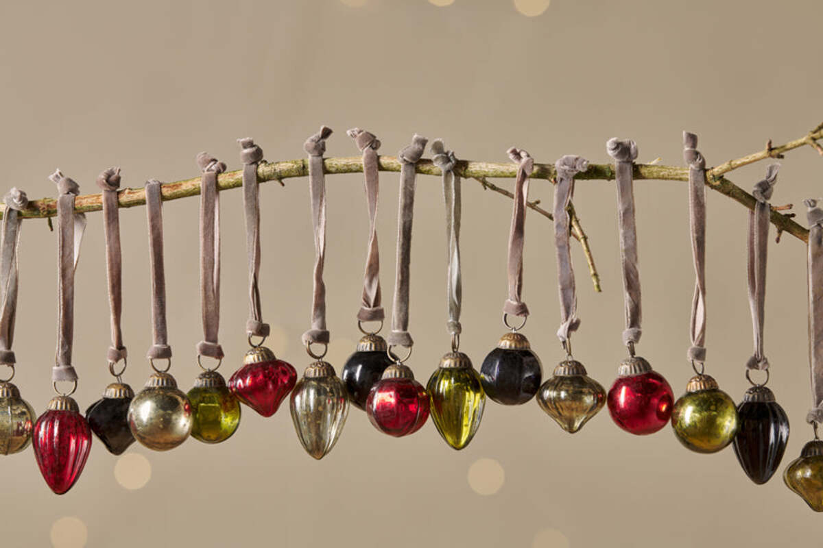 Adisa Bauble Jar - Mixed Colours (Set of 16)-CHRISTMAS DECORATIONS-Nkuku
