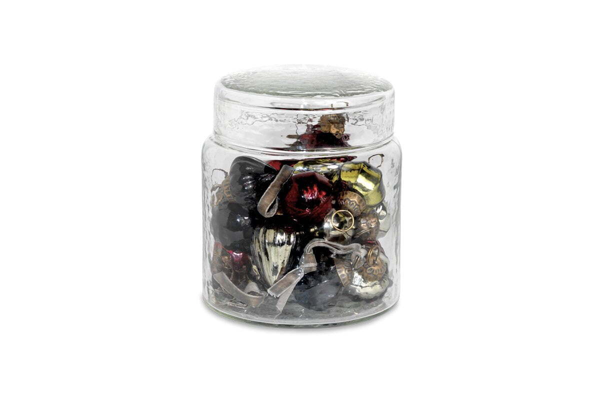 Adisa Bauble Jar - Mixed Colours (Set of 16)-CHRISTMAS DECORATIONS-Nkuku