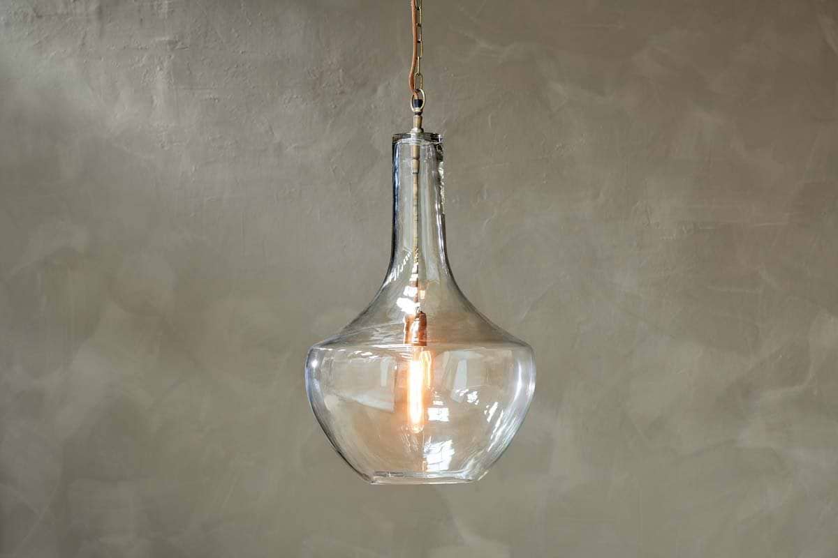 Agatarla Recycled Glass Pendant - Large-LIGHTS-Nkuku